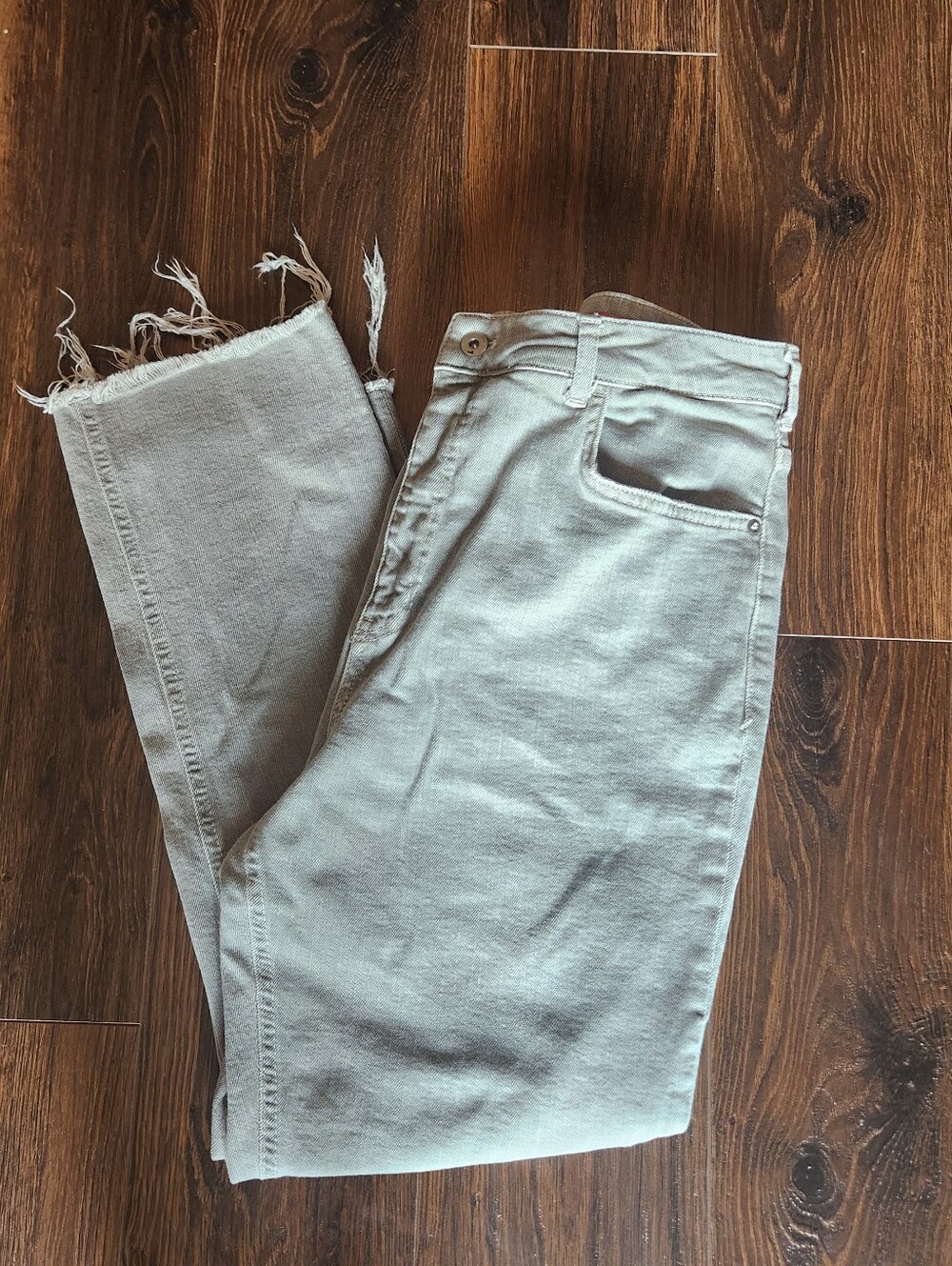 Womens PILCRO Sage Colored Jeans